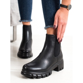 Goodin Chelsea-Boots auf der Plattform schwarz 1