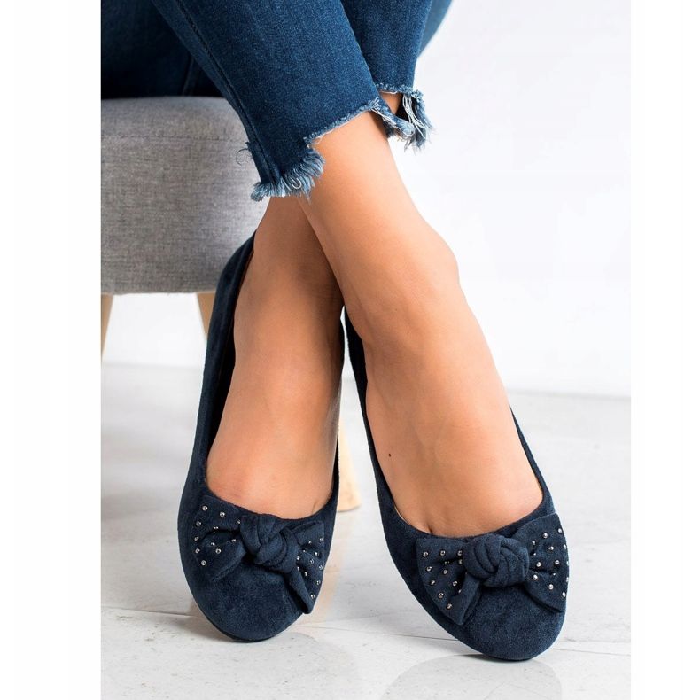 Fama Keilballerina navy blau 2