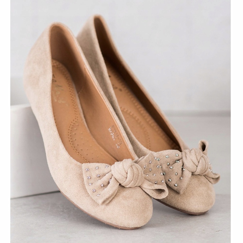 Fama Keilballerina beige 1