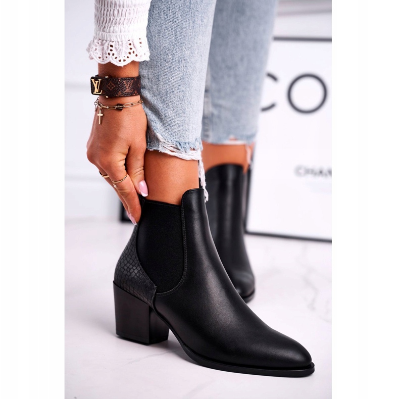 Damen Stiefel mit hohem Absatz Sergio Leone Schwarz BT613 2