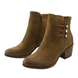 Khaki Wildleder Stiefeletten am Keenshaper Post grün 2