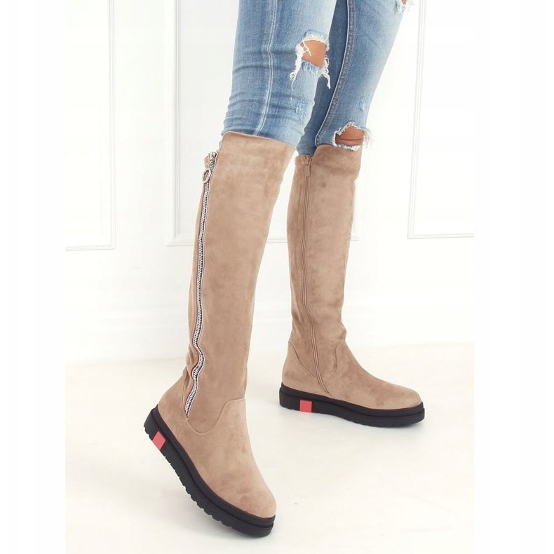 Flache beige Musketiere NS136P Beige 1