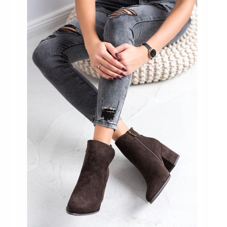 Braune VINCEZA Stiefel 1