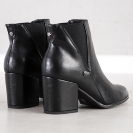 Stylische VINCEZA Stiefel schwarz 1