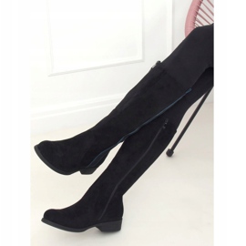 Damen Reitstiefel schwarz 7962-PG Schwarz 1