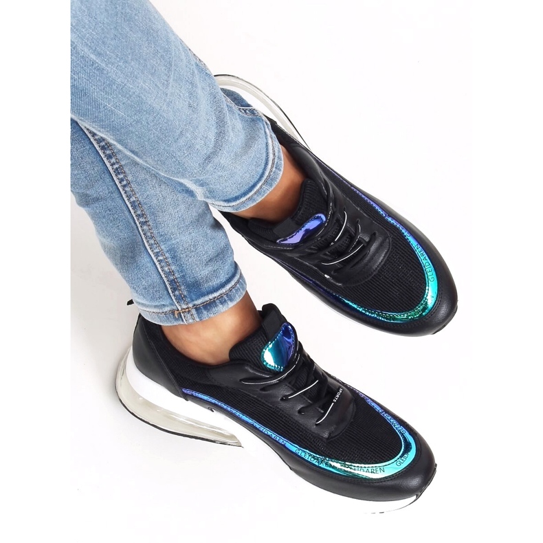 Schwarze Sportschuhe für Damen LL1758 Black 1