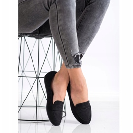 SHELOVET Schwarze Loafer 1