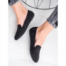 SHELOVET Schwarze Loafer 2