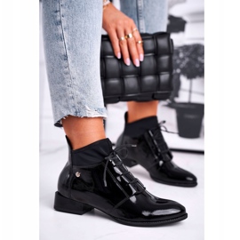 Damenstiefel Leder Maciejka Schwarz 04744-01 1