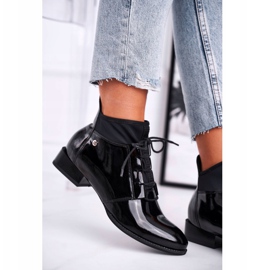 Damenstiefel Leder Maciejka Schwarz 04744-01 2