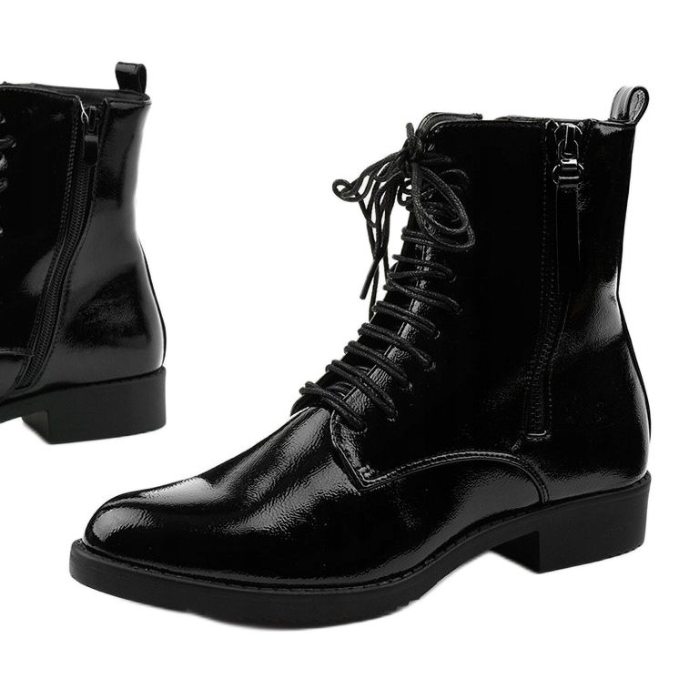 Schwarze Damen Arbeitsstiefel A8315 / B 1