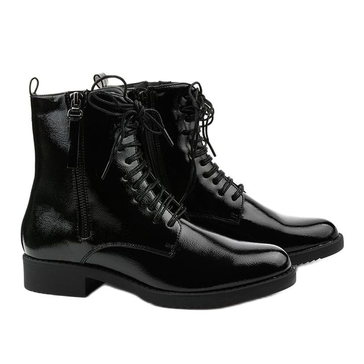 Schwarze Damen Arbeitsstiefel A8315 / B 2
