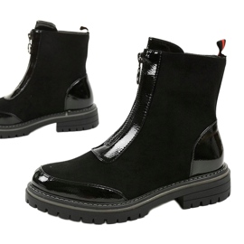 Schwarze isolierte Stiefel von Youngbend 1