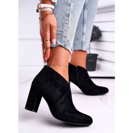 Damen Stiefel auf High Heel Sergio Leone Schwarz BT498 1