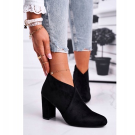 Damen Stiefel auf High Heel Sergio Leone Schwarz BT498 2