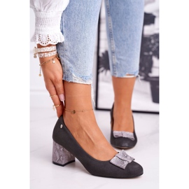 Damen Pumps Maciejka Wildleder Graphit 3356A-43 / 00-1 mehrfarbig 1