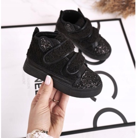 FRROCK Kinder Sneaker High Warm Schwarz Clifford 1