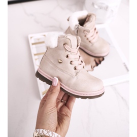 EVE Warme Trappers Stiefel für Kinder Beige Maestro 1