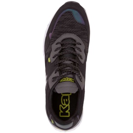 Kappa Laverton Herrenschuhe schwarz und grau 242930 1133 1