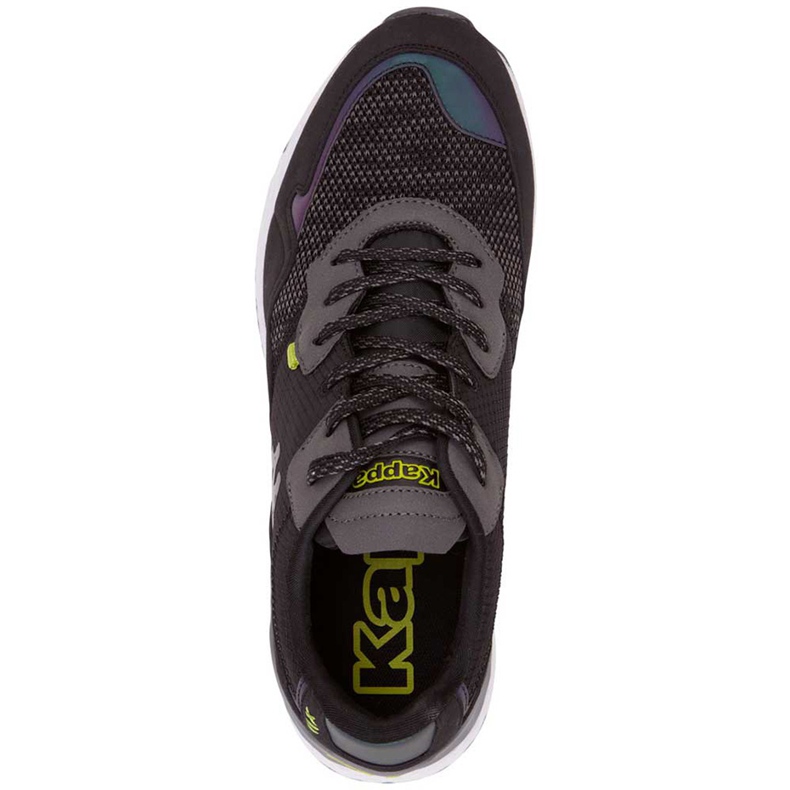 Kappa Laverton Herrenschuhe schwarz und grau 242930 1133 1