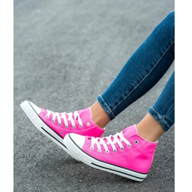 SHELOVET Hohe Turnschuhe rosa 1