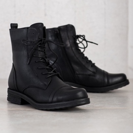 SDS Geschnürte Arbeiter schwarz 1