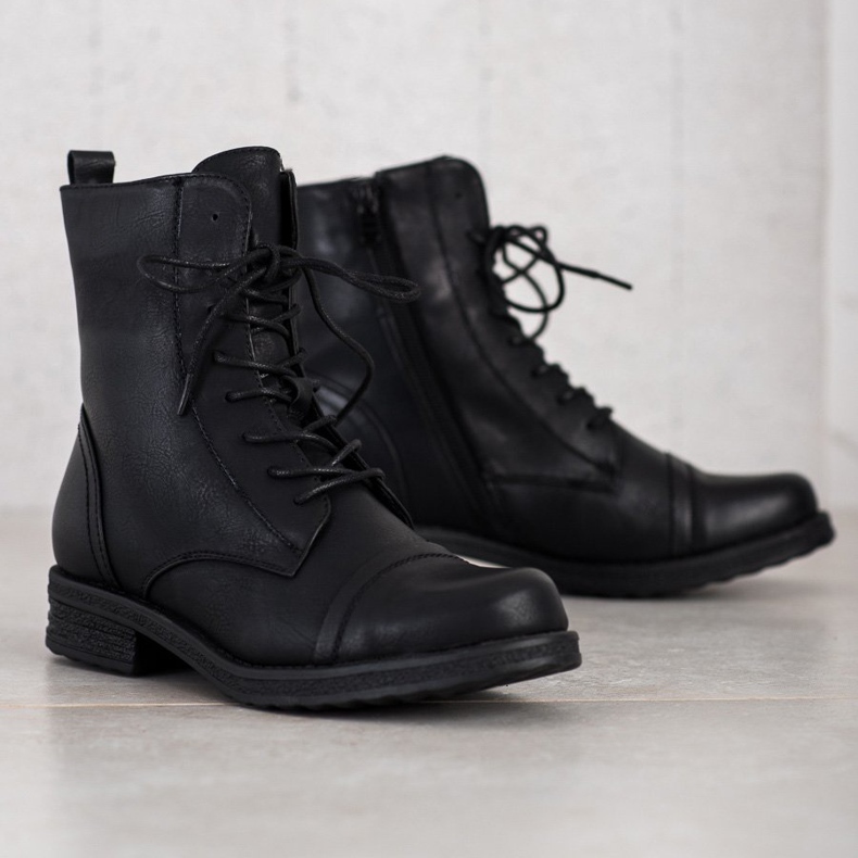 SDS Geschnürte Arbeiter schwarz 1