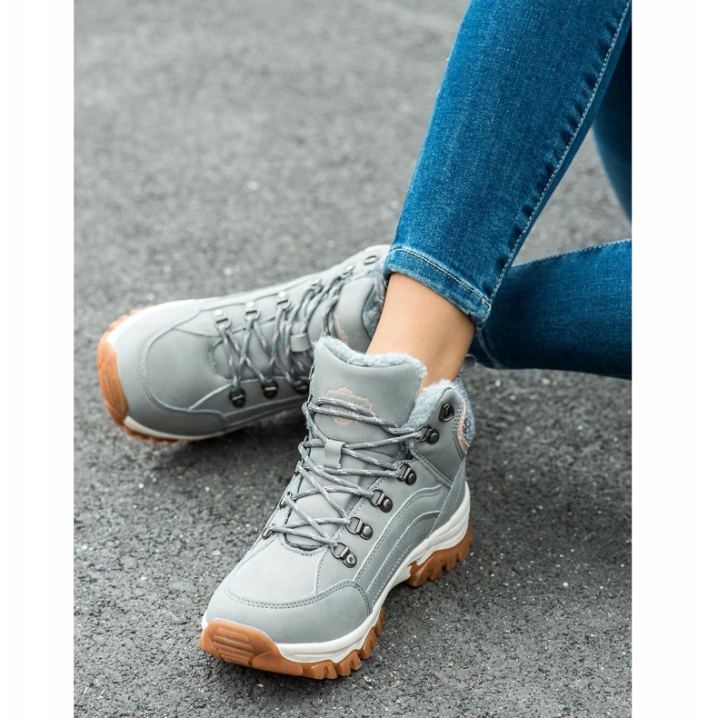 Ax Boxing Bequeme Trekkingschuhe grau 2