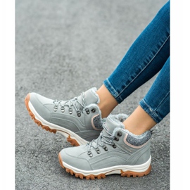 Ax Boxing Bequeme Trekkingschuhe grau 1