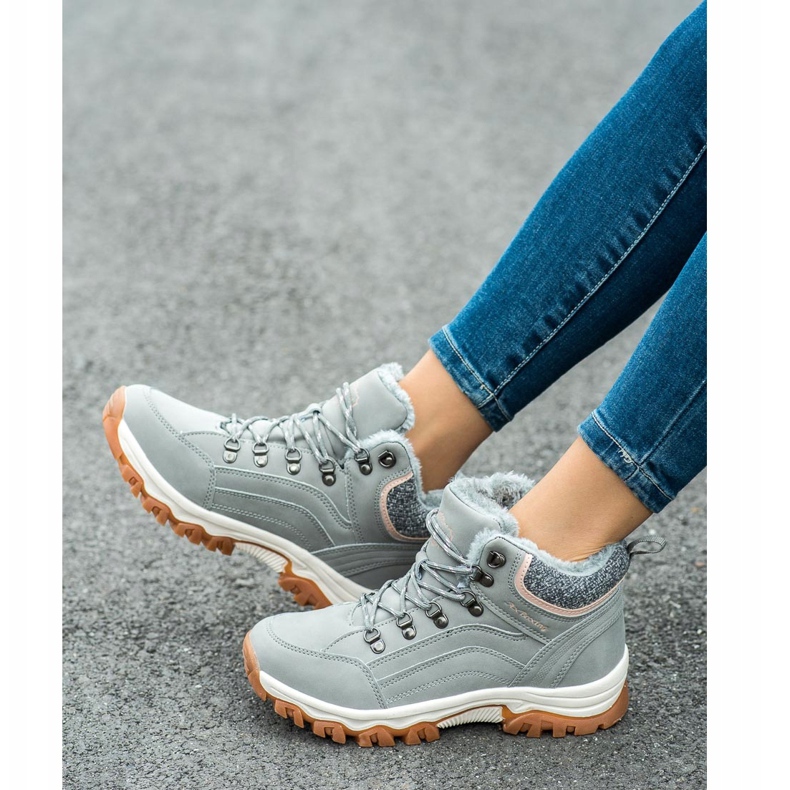 Ax Boxing Bequeme Trekkingschuhe grau 1