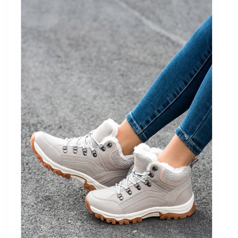 Ax Boxing Bequeme Trekkingschuhe beige 1