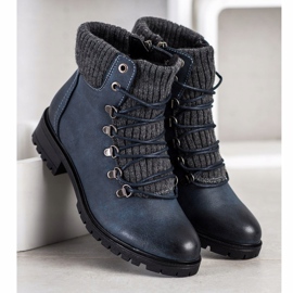Filippo Stilvolle Trapper marineblau blau 1