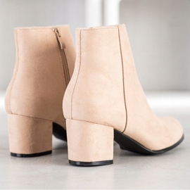 Lovery Wildlederbeige Stiefel 1