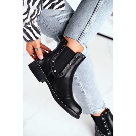 Schwarze Stiefeletten für Damen Jodhpur-Stiefel Visible 2