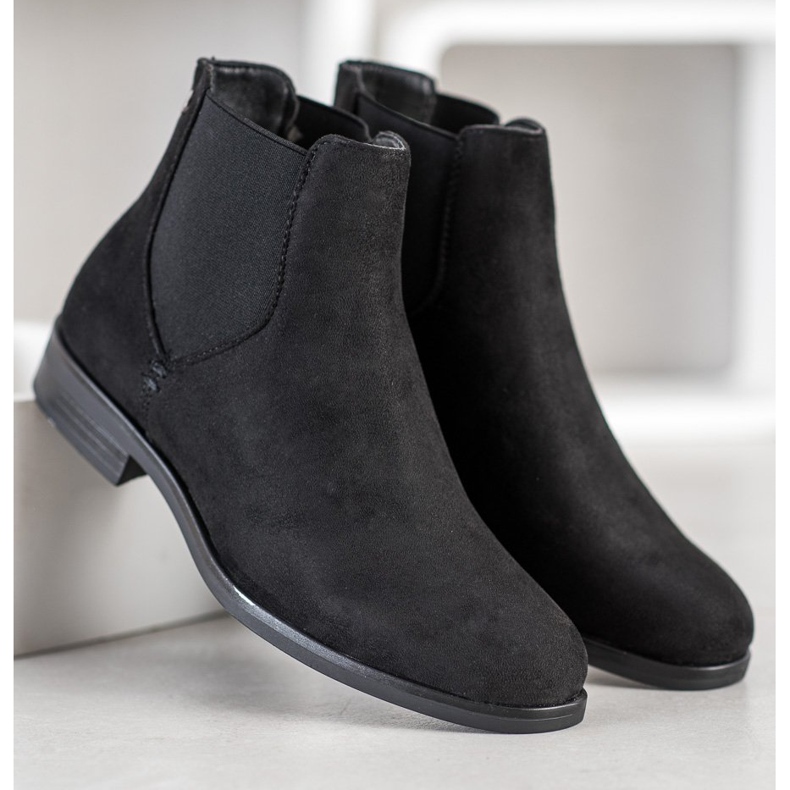 Clowse Lässige Chelsea-Boots schwarz 1