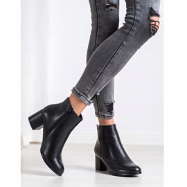 J. Star Warme Stiefel mit Öko-Leder schwarz 1