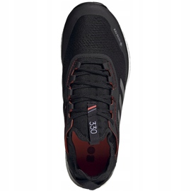 Adidas Terrex Agravic Flow Herrenschuhe schwarz und rot FU7448 1