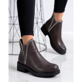 SHELOVET Stylische Chelsea-Boots grau 2