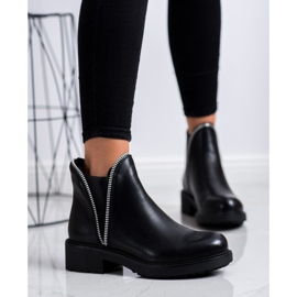 SHELOVET Stylische Chelsea-Boots schwarz 1