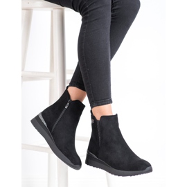 Gogo Warme Keilstiefel schwarz 2