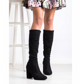 Sweet Shoes Stylische schwarze Stiefel 1