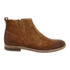 Wildlederschuh mit Reißverschluss Riko 859 camel braun 4