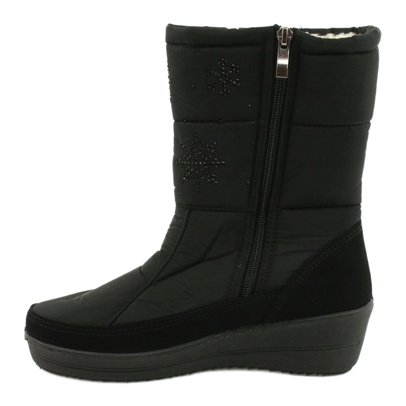 Light Fur Schneestiefel Progress 20-01 schwarz 1