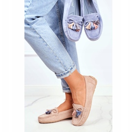 Evento Damen Slipper Wildleder 20PB35-2003 Beige Donna Mia 1