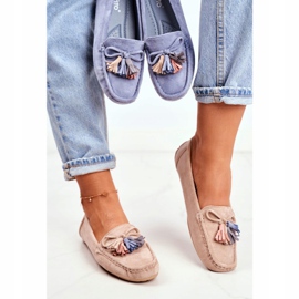 Evento Damen Slipper Wildleder 20PB35-2003 Beige Donna Mia 2