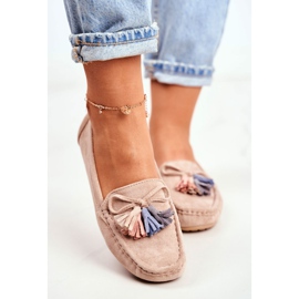 Evento Damen Slipper Wildleder 20PB35-2003 Beige Donna Mia 3