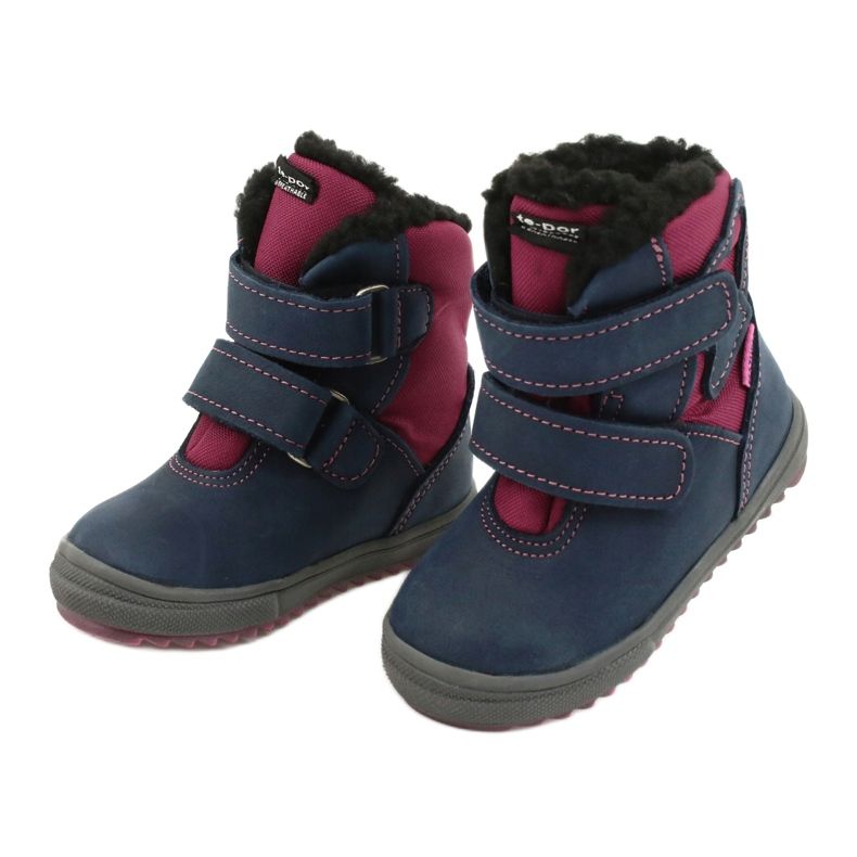 Stiefel Stiefel mit TE-POR Mazurek 1351 M Membran navy blau rosa 2