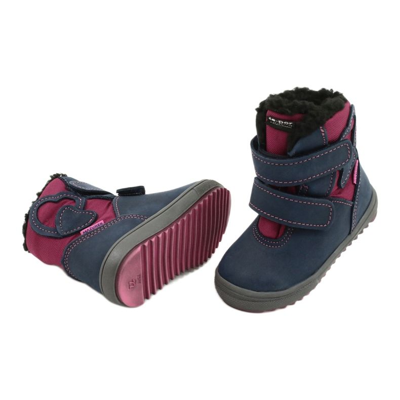 Stiefel Stiefel mit TE-POR Mazurek 1351 M Membran marineblau rosa 3