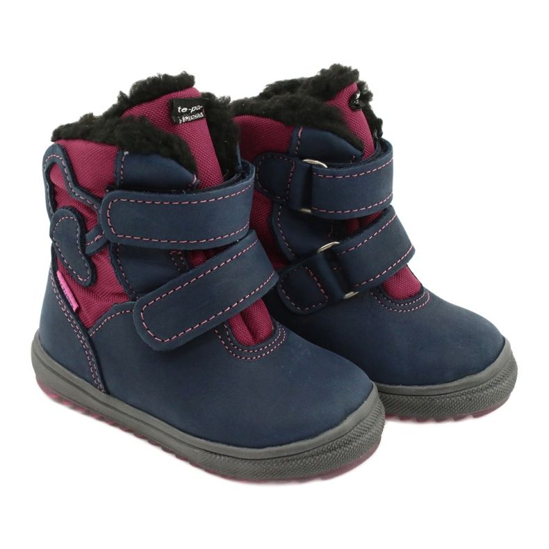 Stiefel Stiefel mit TE-POR Mazurek 1351 M Membran navy blau rosa 4