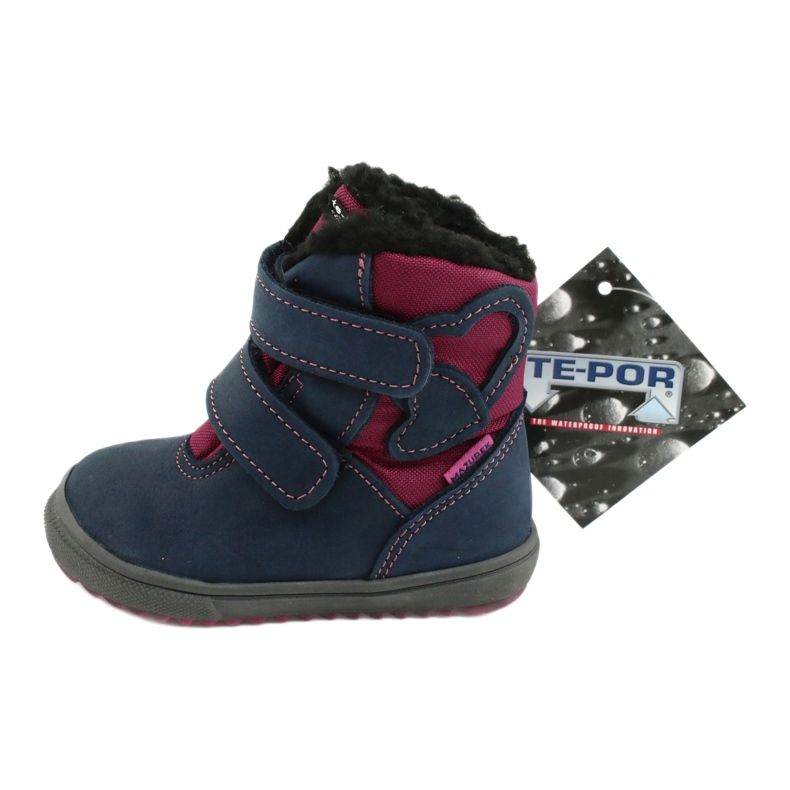 Stiefel Stiefel mit TE-POR Mazurek 1351 M Membran marineblau rosa 5
